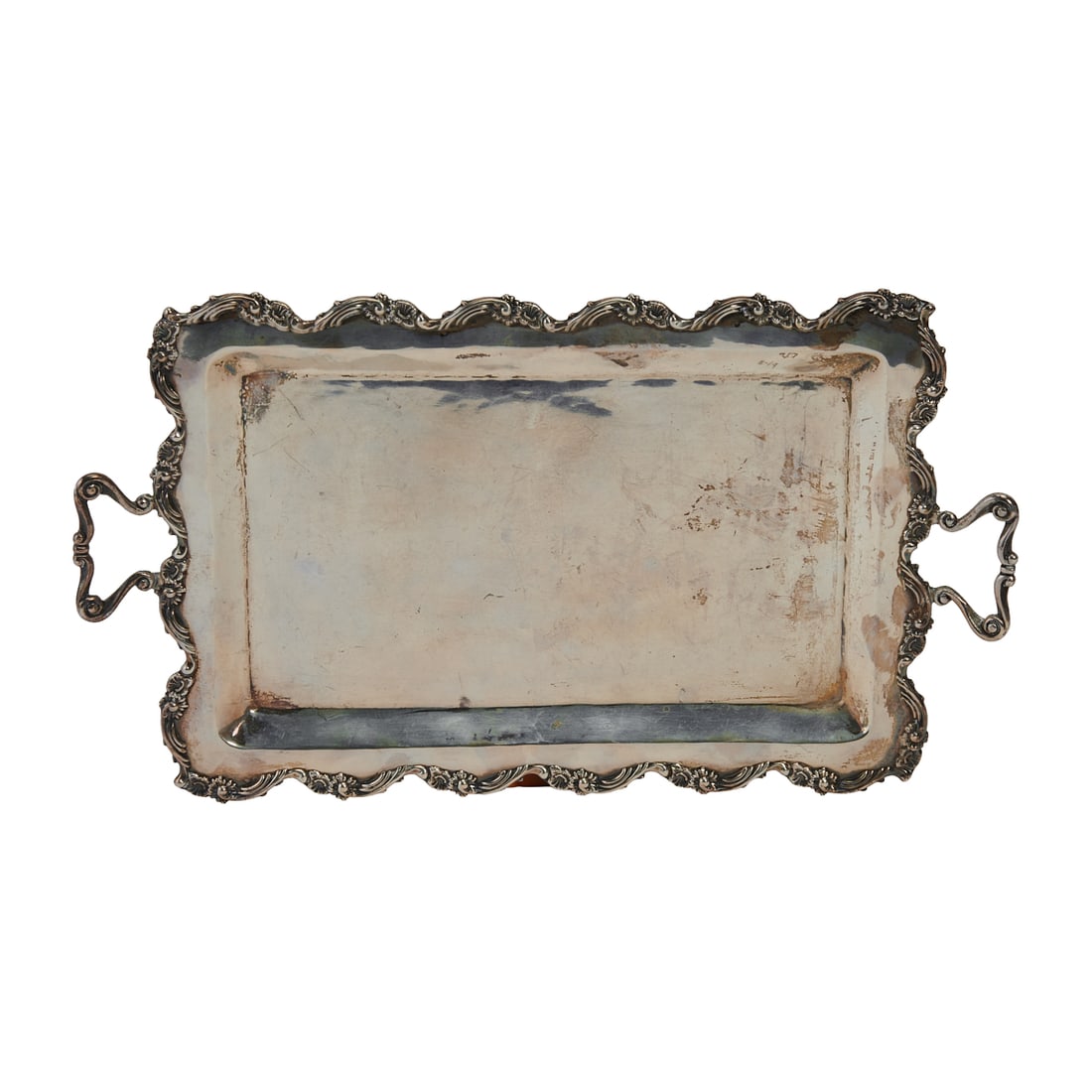 Peruvian Camussa Sterling Silver Two Handled Tray (1 of 4)