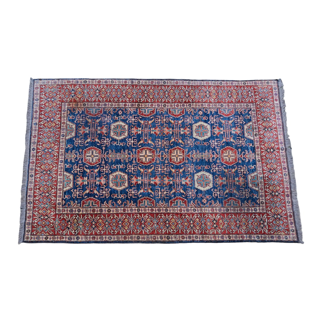 Kazak Style Wool Carpet (1 of 3)