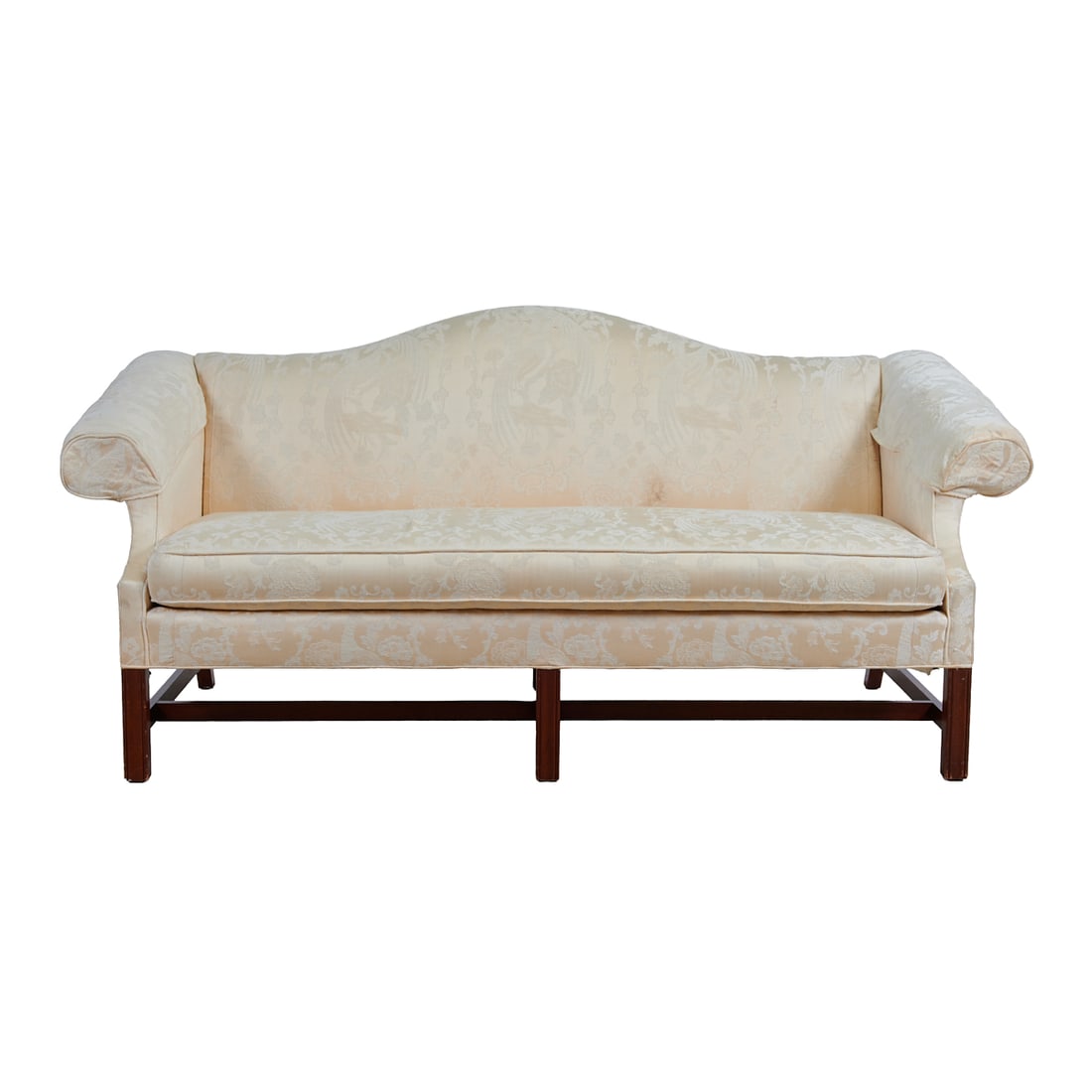 Georgian Style Camelback Sofa (1 of 3)