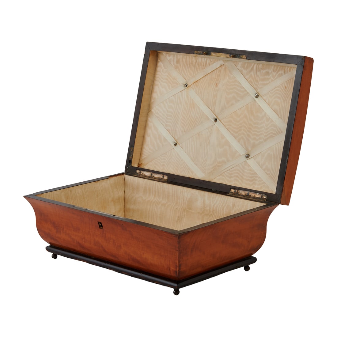 William IV Satinwood Jewelry Casket (1 of 1)