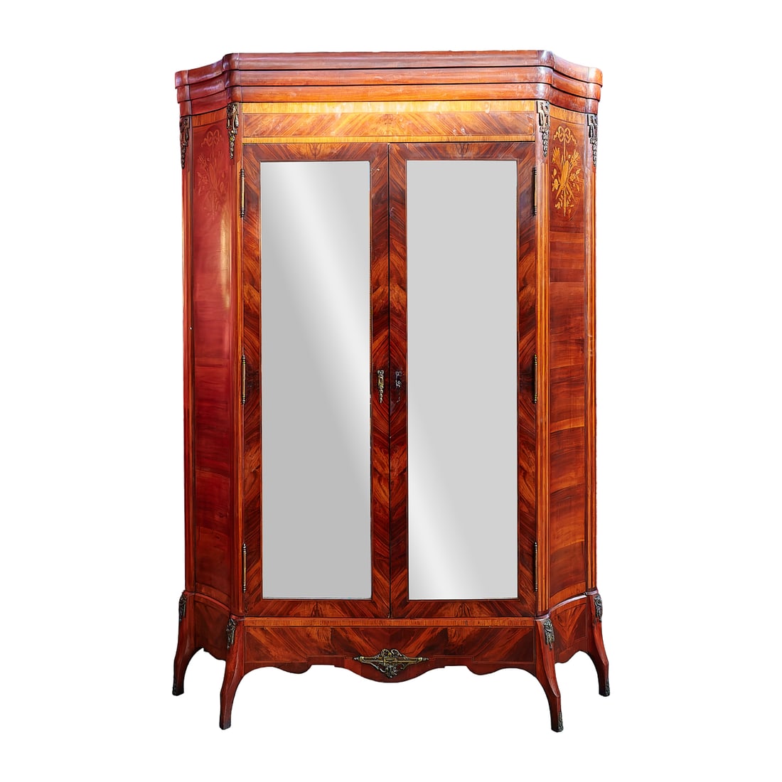 Italian Art Deco Marquetry Parquetry Armoire (1 of 5)