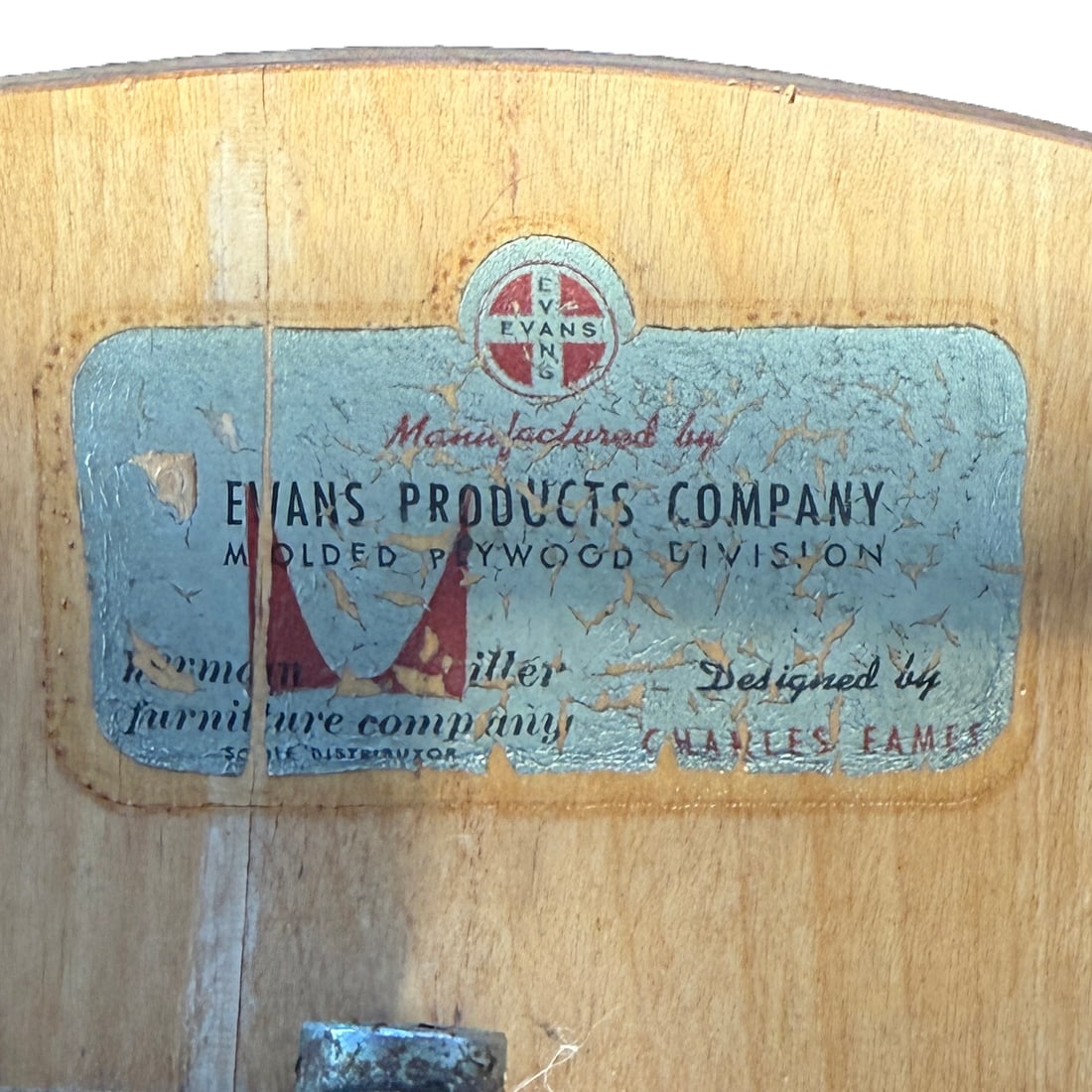 Two Eames for Evans Molded Plywood Stools - 5