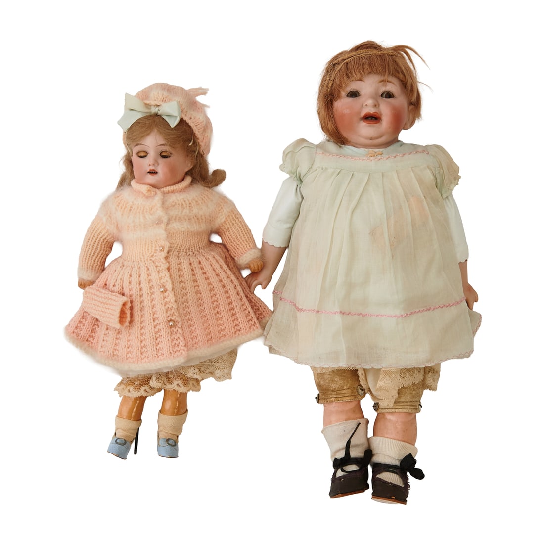 JDK and Floradora Bisque Head Dolls (1 of 5)