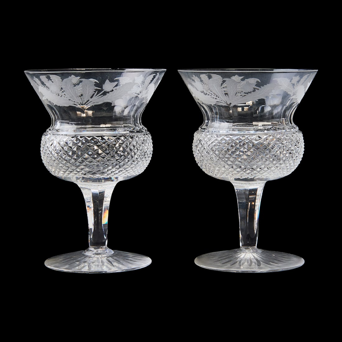 Scottish Thistle Glassware Set - 5