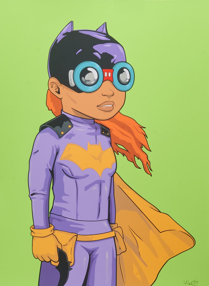 Hebru Brantley, Batgirl, Screenprint (1 of 3)