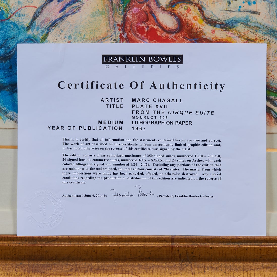 Marc Chagall, Le Cirque, Lithograph - 6