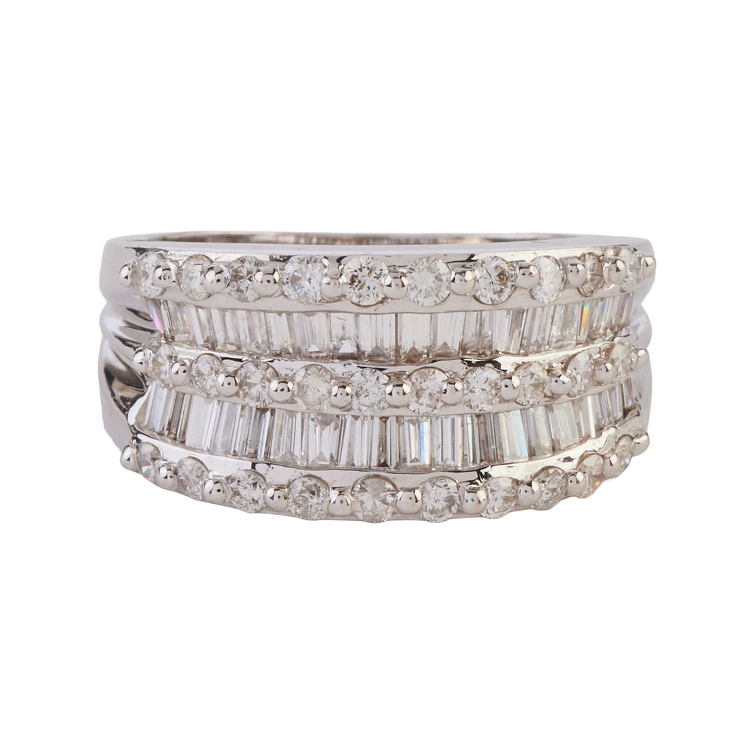 Diamond, 14k White Gold Ring (1 of 5)