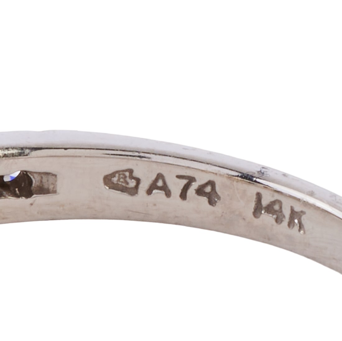 Diamond, 14k White Gold Ring - 4