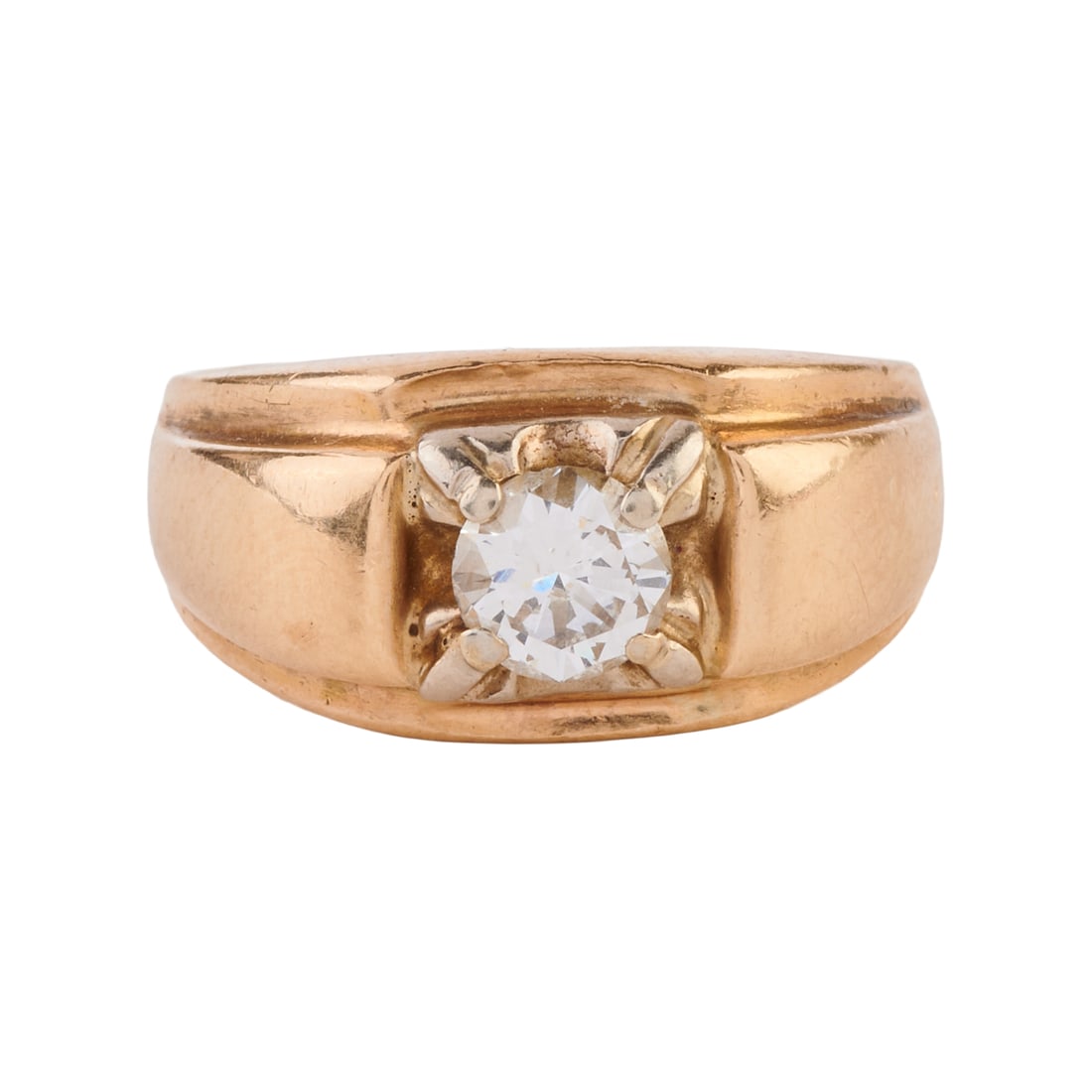 Diamond, 14k Yellow Gold Ring (1 of 5)