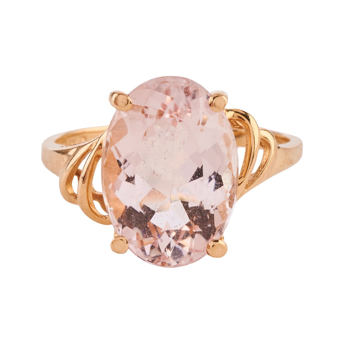 Morganite, 14k Yellow Gold Ring (1 of 4)