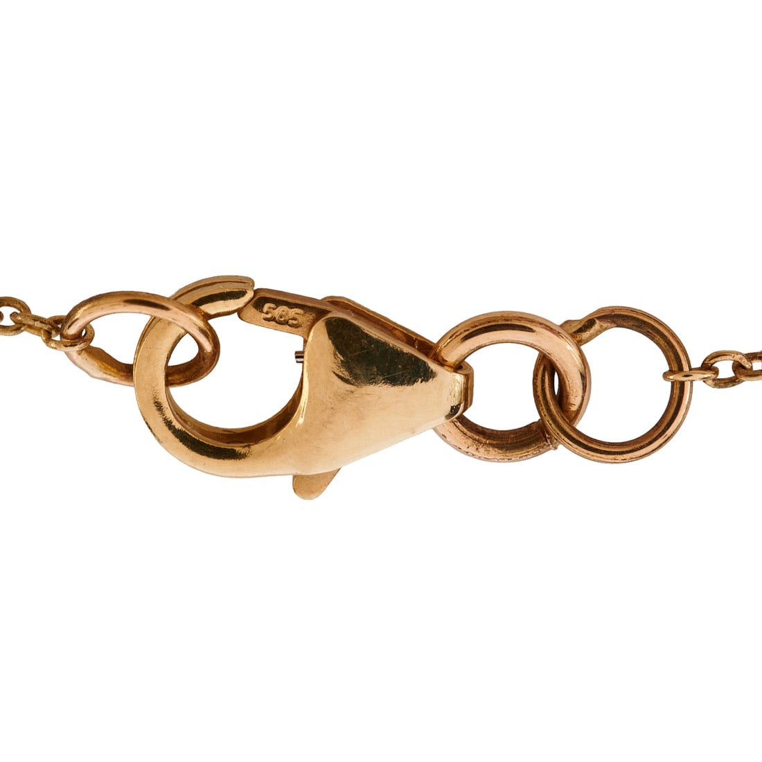 Ruby, 14k Yellow Gold Necklace - 4