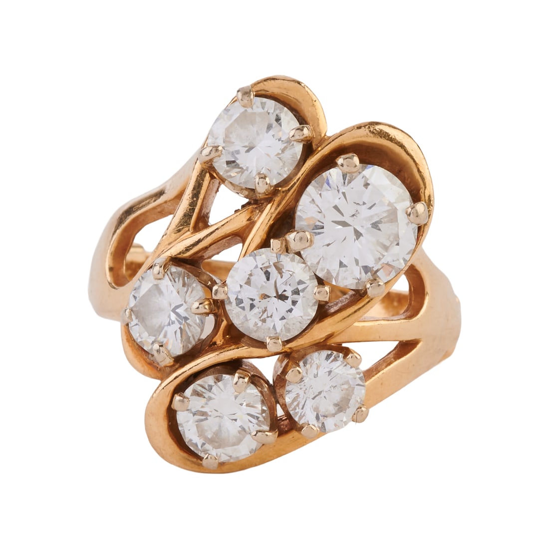 Diamond, 14k Yellow Gold Ring (1 of 4)