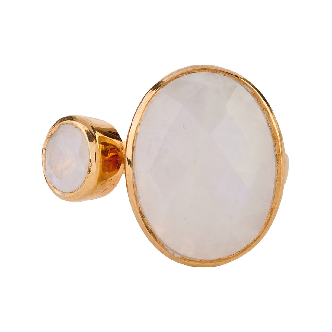 Moonstone, Vermeil Cuff Ring (1 of 5)