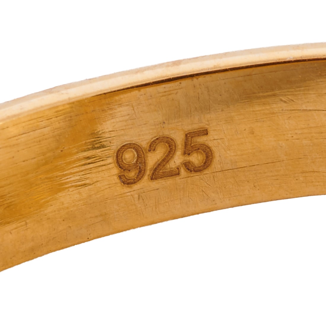 Moonstone, Vermeil Cuff Ring - 5