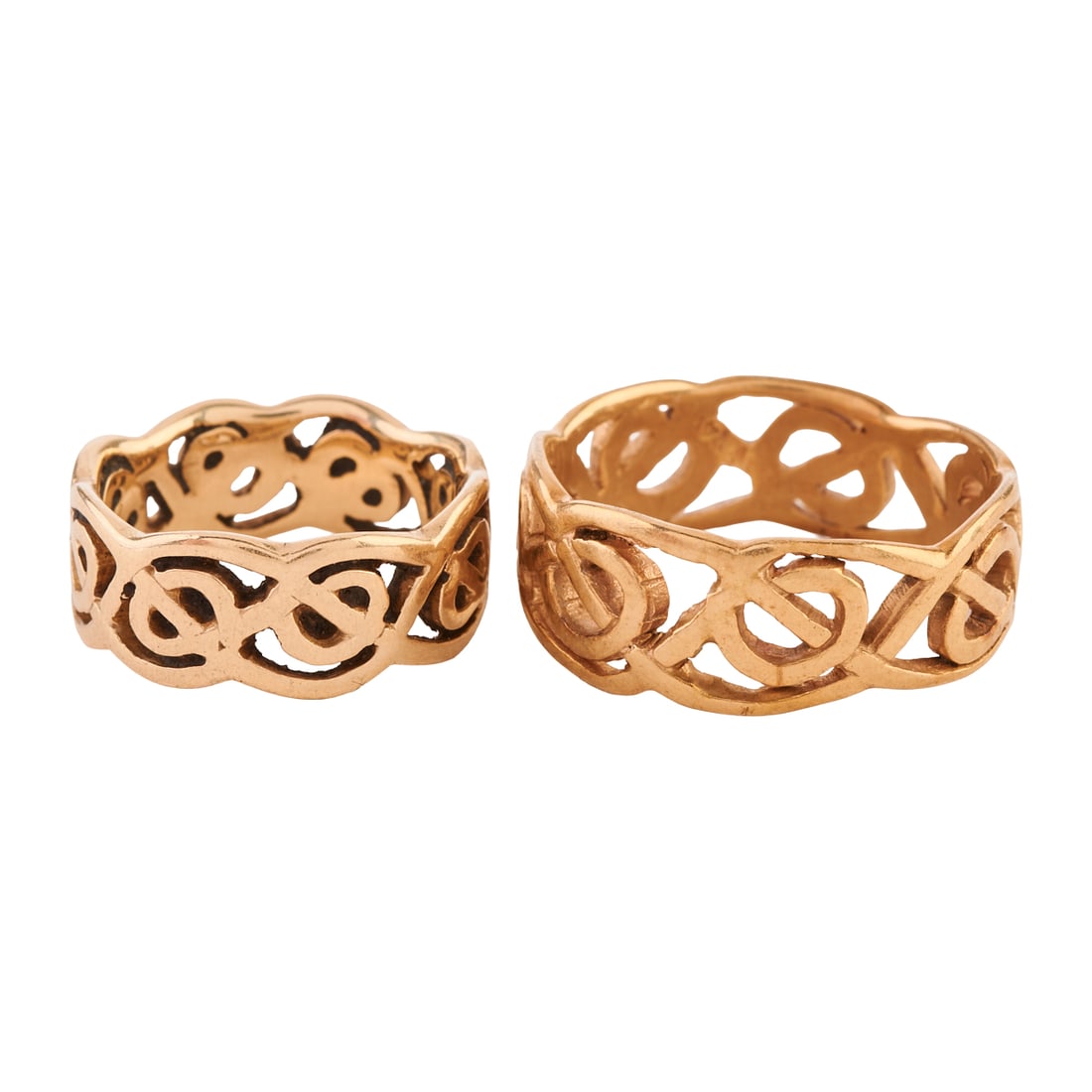 Two 14k Yellow Gold Bands (1 of 6)