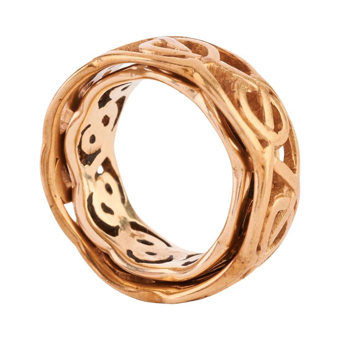 Two 14k Yellow Gold Bands - 6