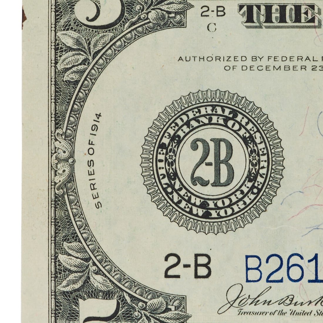 Three Large U.S.Bills - 5