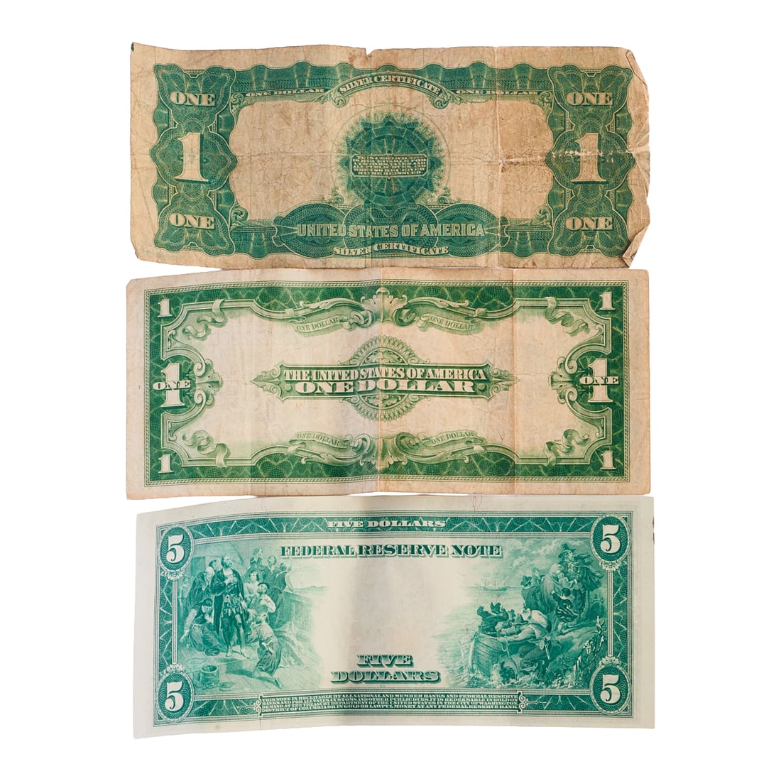 Three Large U.S.Bills - 8