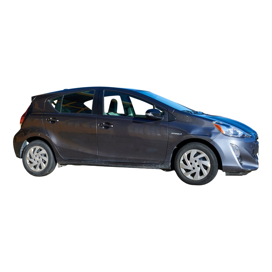 2015 Prius c: Four Hatchback 4DR; Vin: JTDKDTB38F1111100; CA: 8HTH020; odometer indicates76,336 miles; 1.5L L4 DOHC 16V Hybrid engine; FWD; continuously variable transmission; FWD; 4-wheel ABS; 9.5 gallon fuel