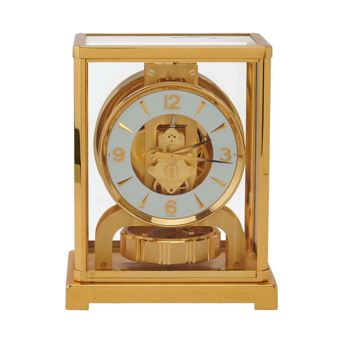 Jaeger Le Coultre Atmos Brass and Crystal Carriage Clock (1 of 5)