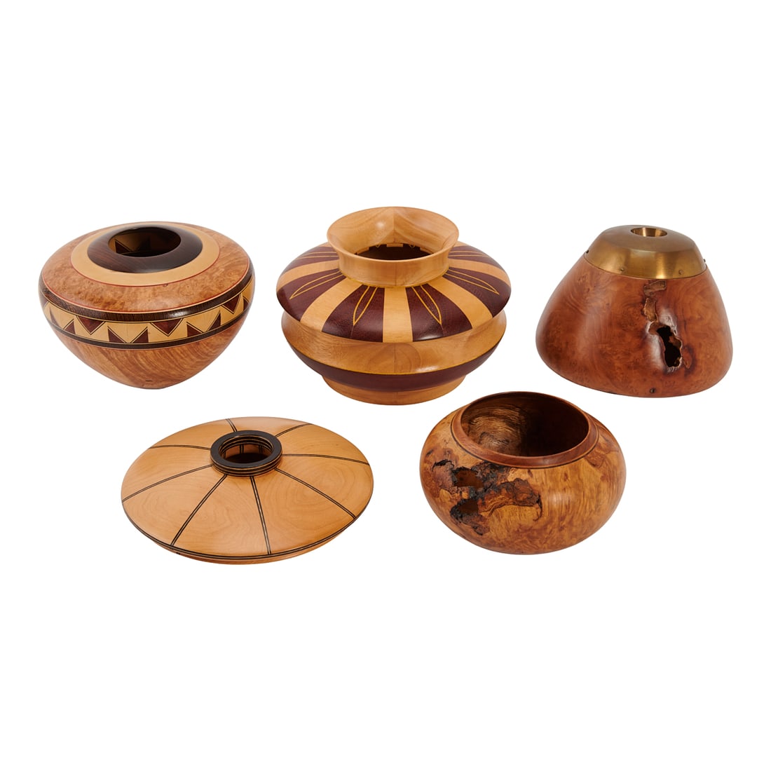 American Craft: Five Turned Wood Bowls (1 of 7)