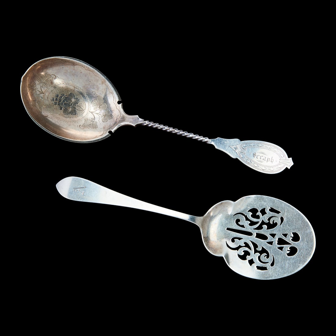 Assorted Sterling and Coin Silver Serving Articles, Mostly Victorian - 4