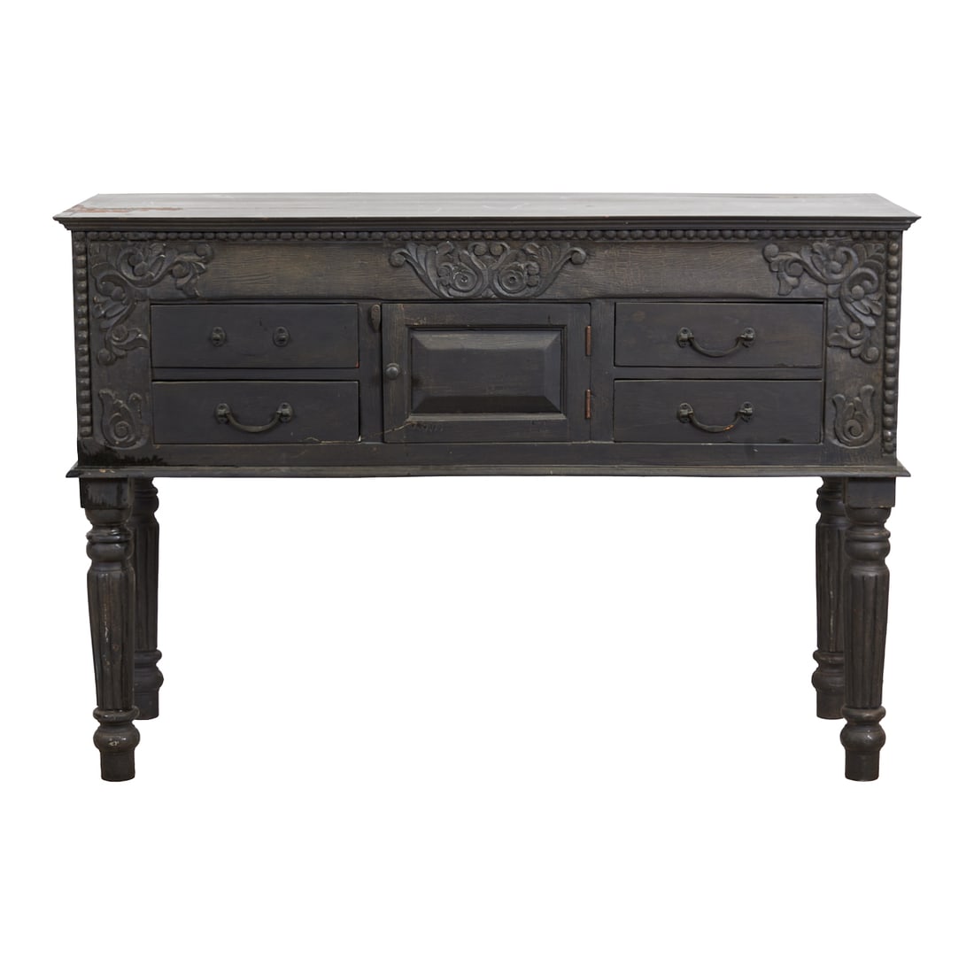 Anglo Indian Colonial Style Buffet Console Table (1 of 4)