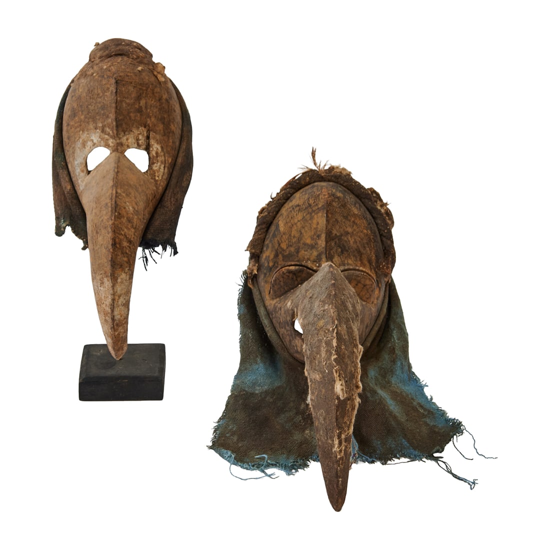 Two African, Ivory Coast, Dan Bird Masks (1 of 6)