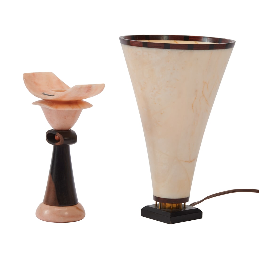 Four Turned Alabaster Sculptures - 2