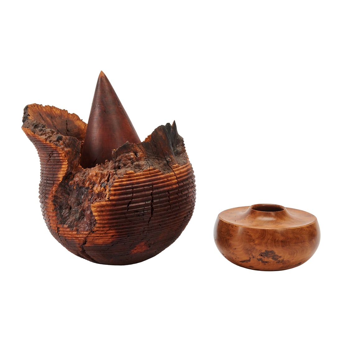 Two Christian Burchard Turned Vessels - 2