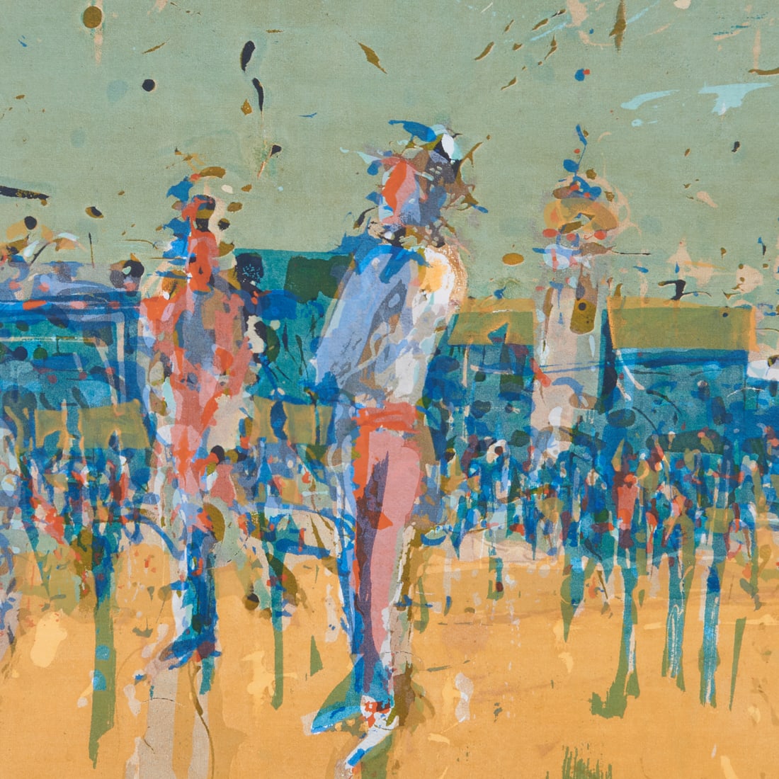 Wayne Thiebaud, Venice Figures, Lithograph - 3