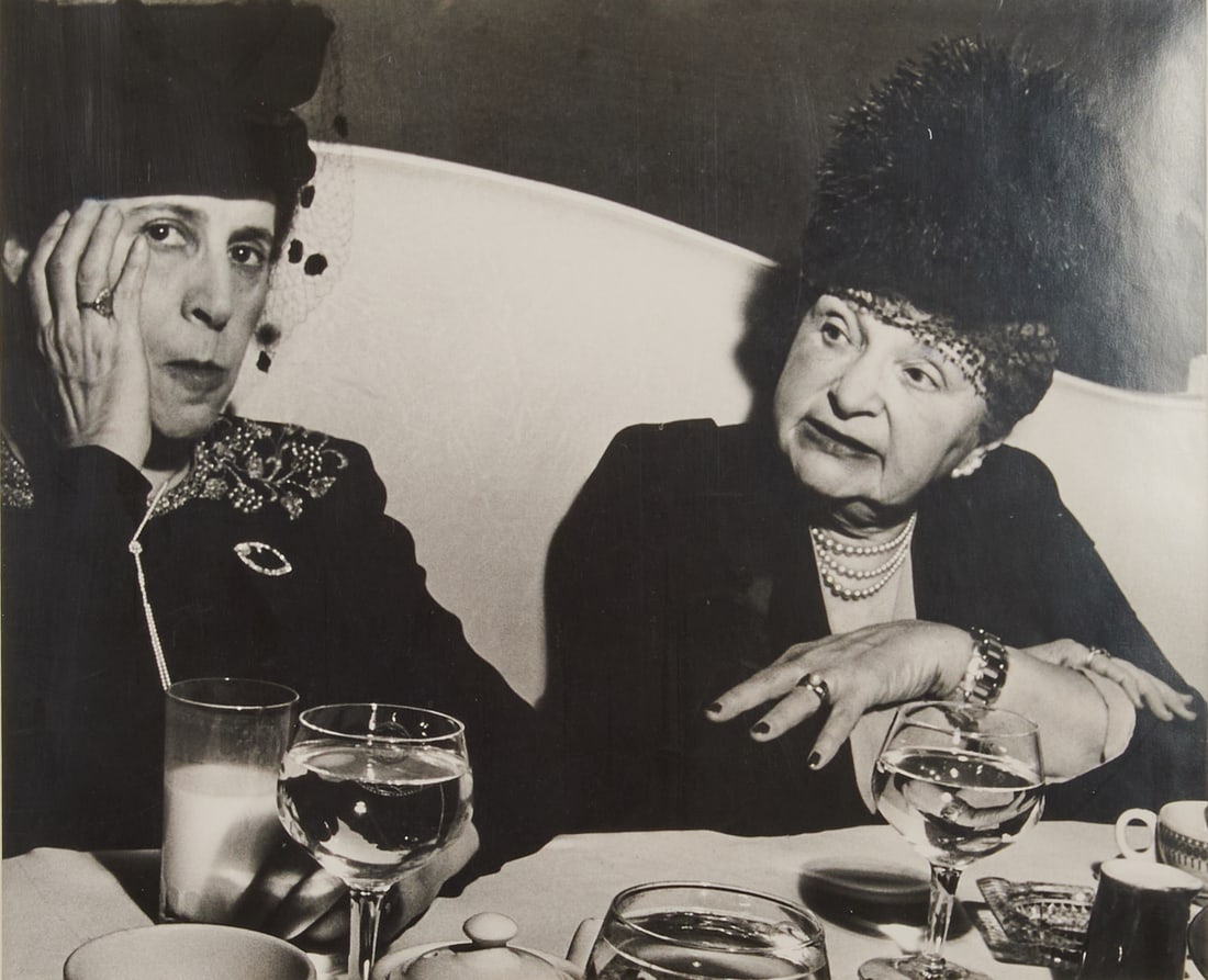 Lisette Model, Fashion Show, Photograph: Lisette Model (Austrian/American, 1901-1983), Fashion Show, Hotel Pierre, NYC, Between 1940-1946, gelatin silver print,[approximate dimensions - sheet: 13 3/4" H x 17" W], estate copyright credit stam