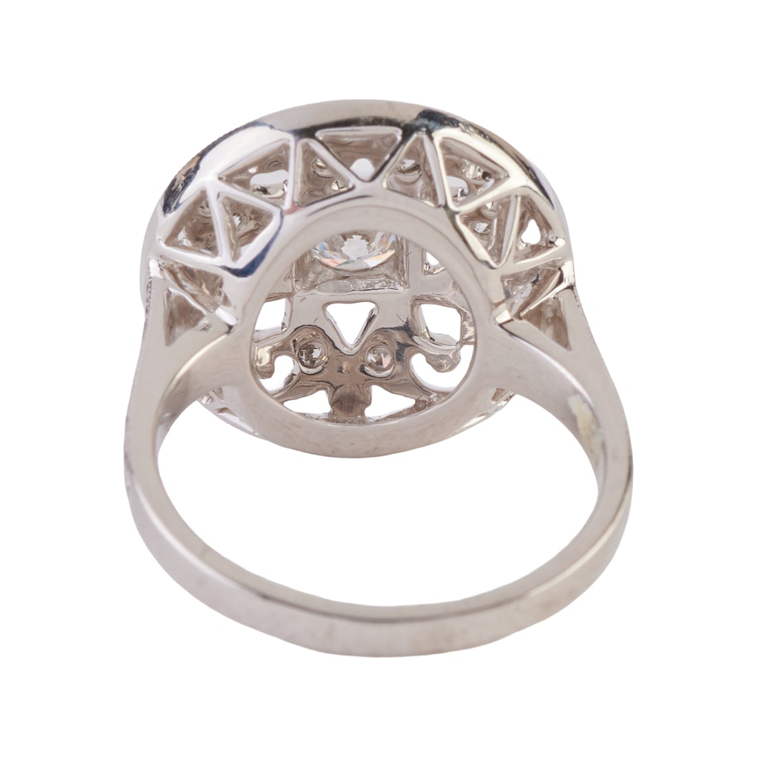 Diamond, 14k White Gold Ring - 3