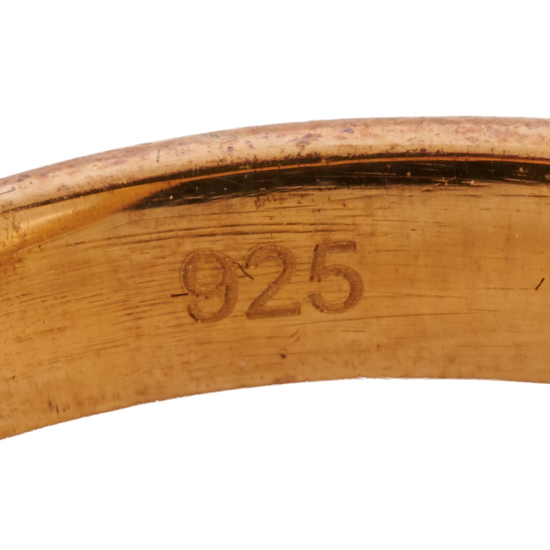 Moonstone, Vermeil Cuff Ring - 5