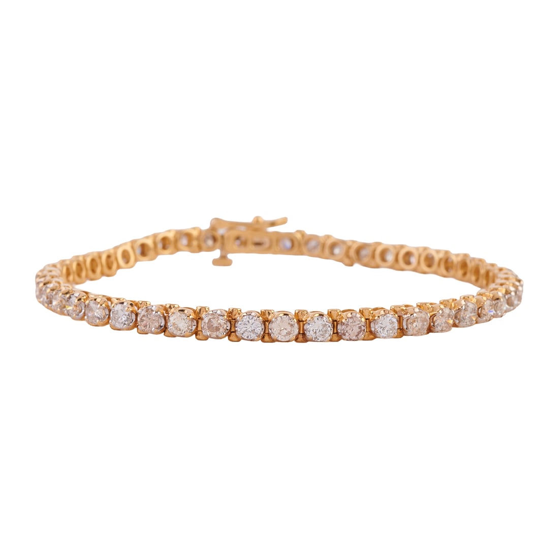 Diamond, 14k Yellow Gold Bracelet (1 of 5)