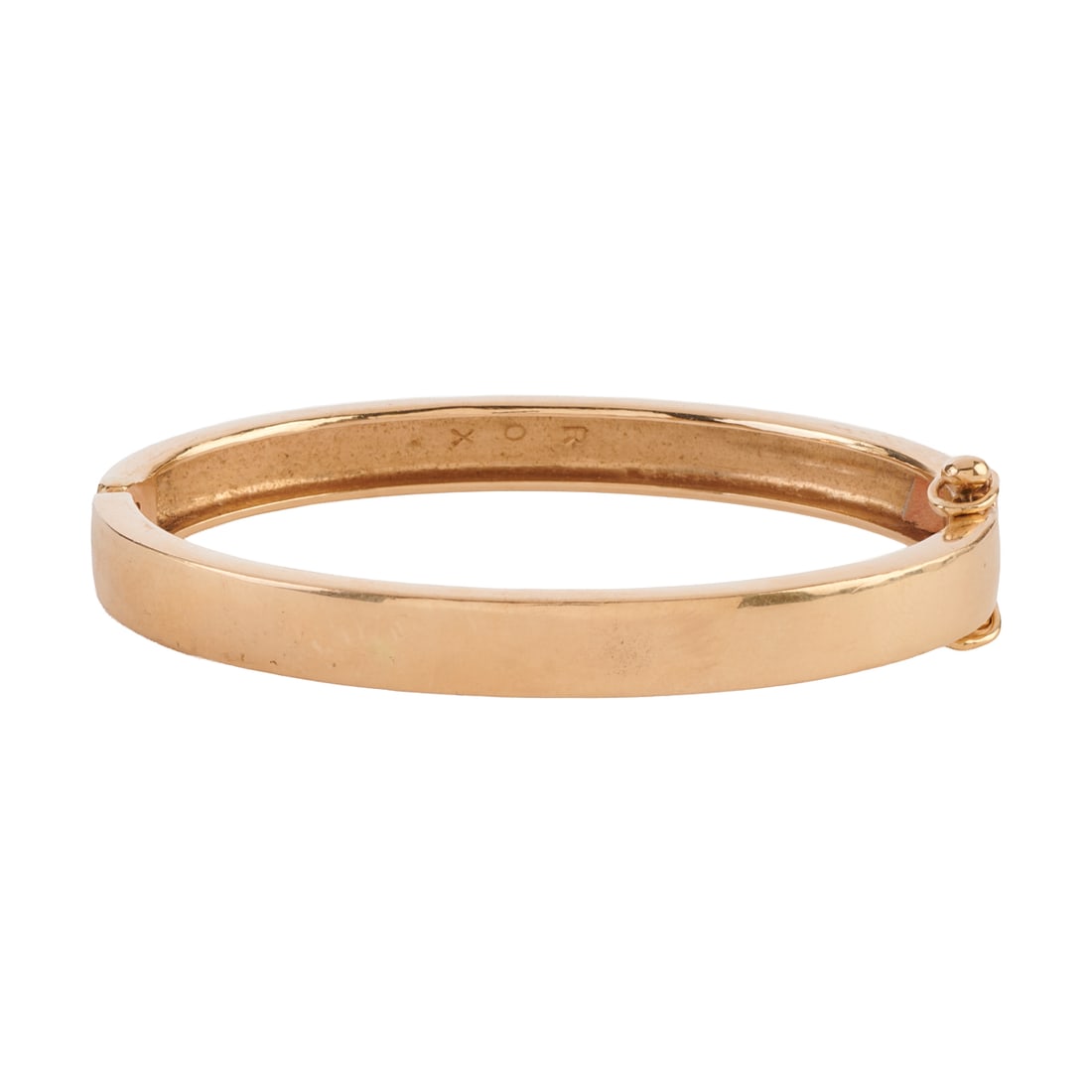 14k Yellow Gold Hinged Bangle Bracelet (1 of 5)