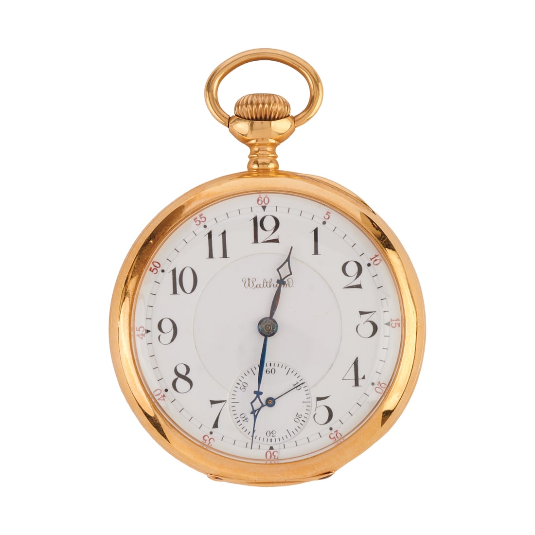 Waltham 18k Yellow Gold Pocket Watch (1 of 5)