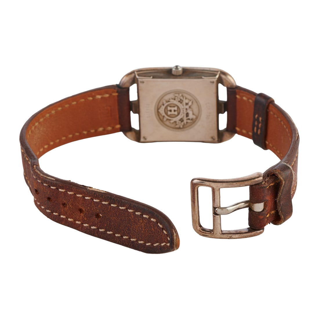 Hermes Capecod Silver, Leather Wristwatch - Ref. No. CC1.250 - 4