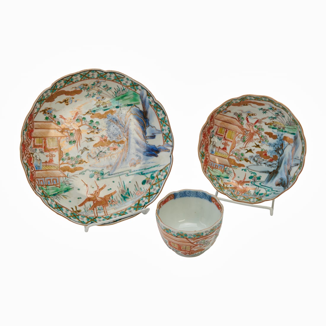 Collection of Eighteen Japanese Arita Porcelain Tablewares (1 of 8)