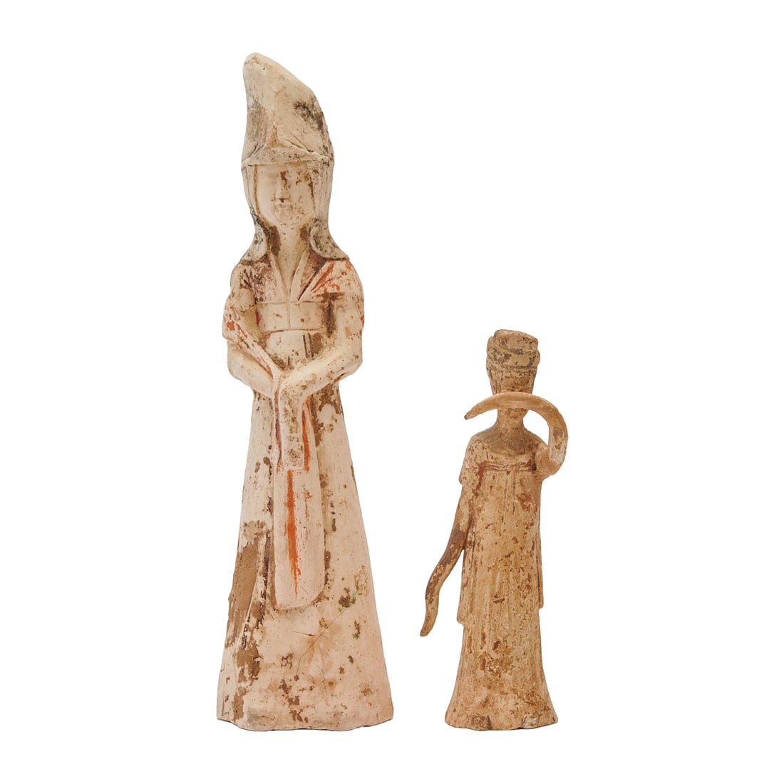 Two Chinese Tang Pottery Figures (1 of 3)