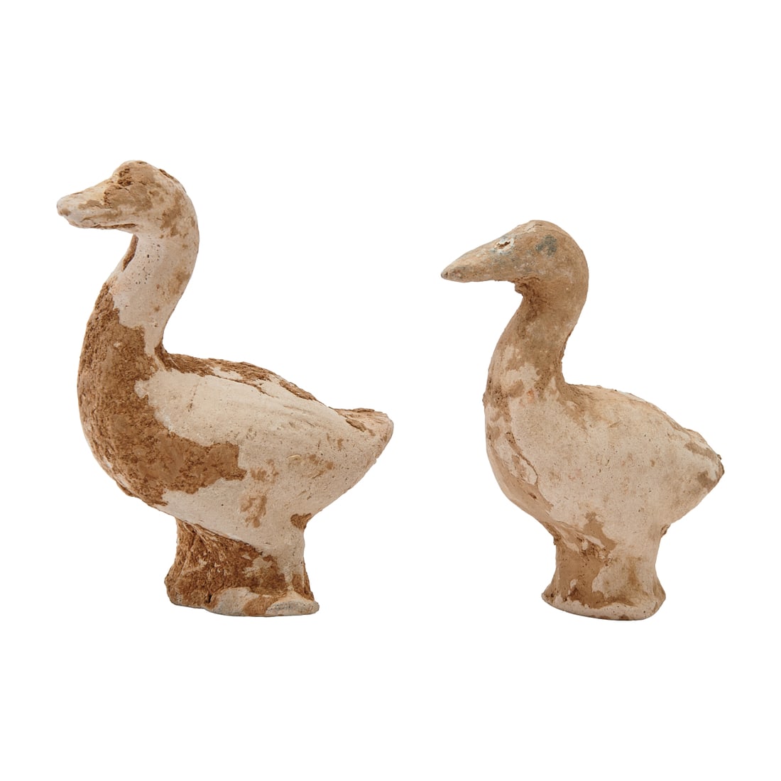 Six Chinese Terracotta Figures with Boxes - 7