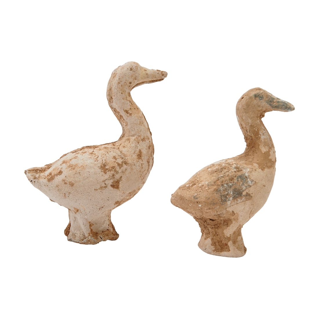 Six Chinese Terracotta Figures with Boxes - 8