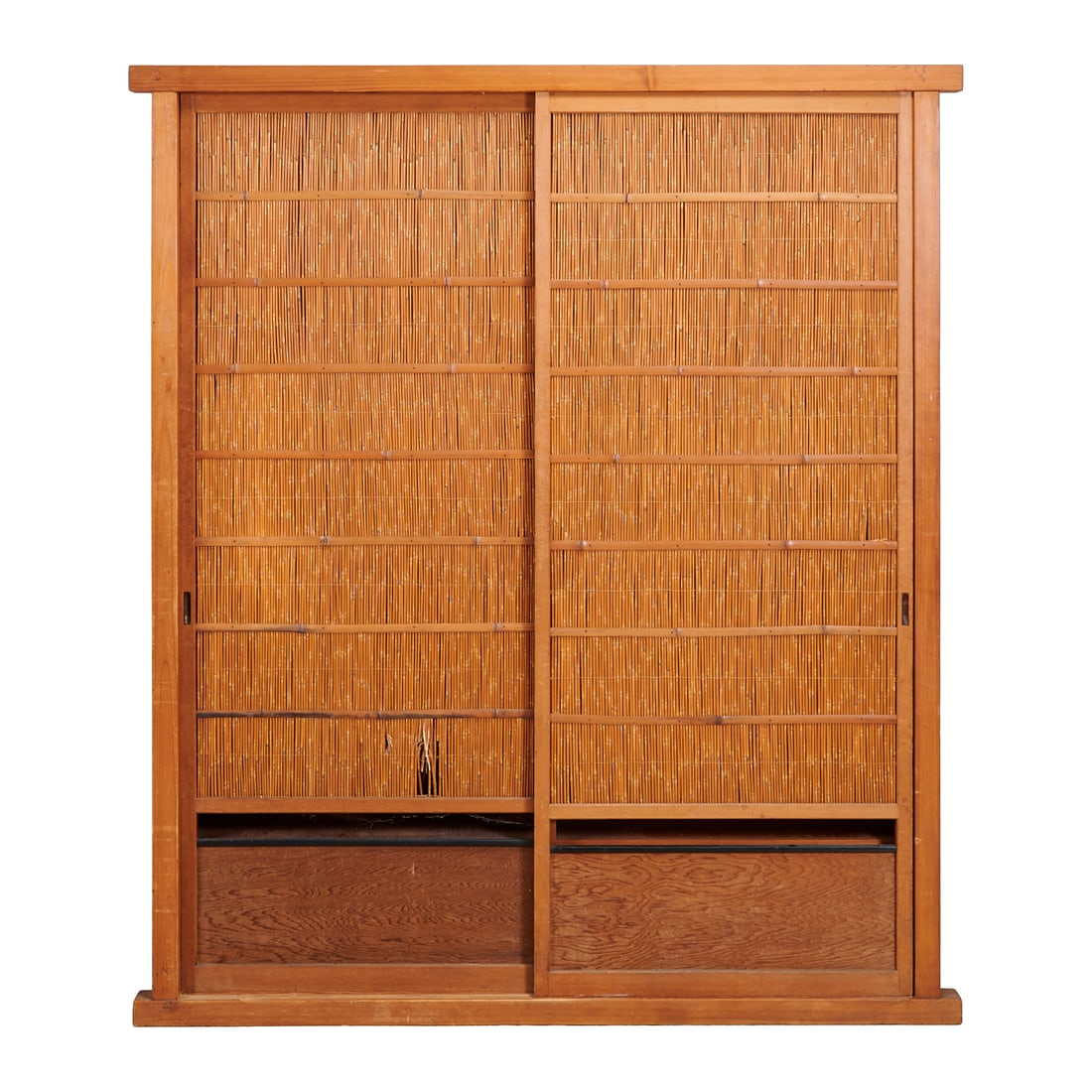 Japanese Tansu Cabinet with Bamboo Sliding Doors (1 of 3)