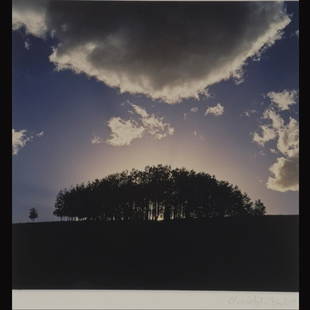 CHRISTOPHER BURKETT "Day's End": CHRISTOPHER BURKETT (American b.1951) Resplendent Light - Day's End, 2004 Ilfochrome Sight: 11 x 11 inches/ 28 x 28 centimeters Signed lower right in pencil on mat "Christopher Burkett" Number 167 Inc