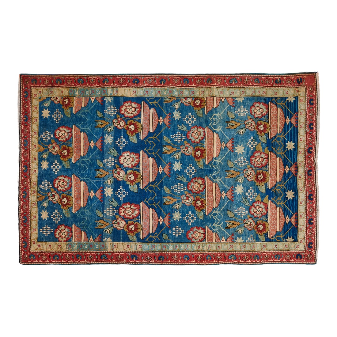 Karabagh Type Pictorial Rug with Vases (1 of 3)