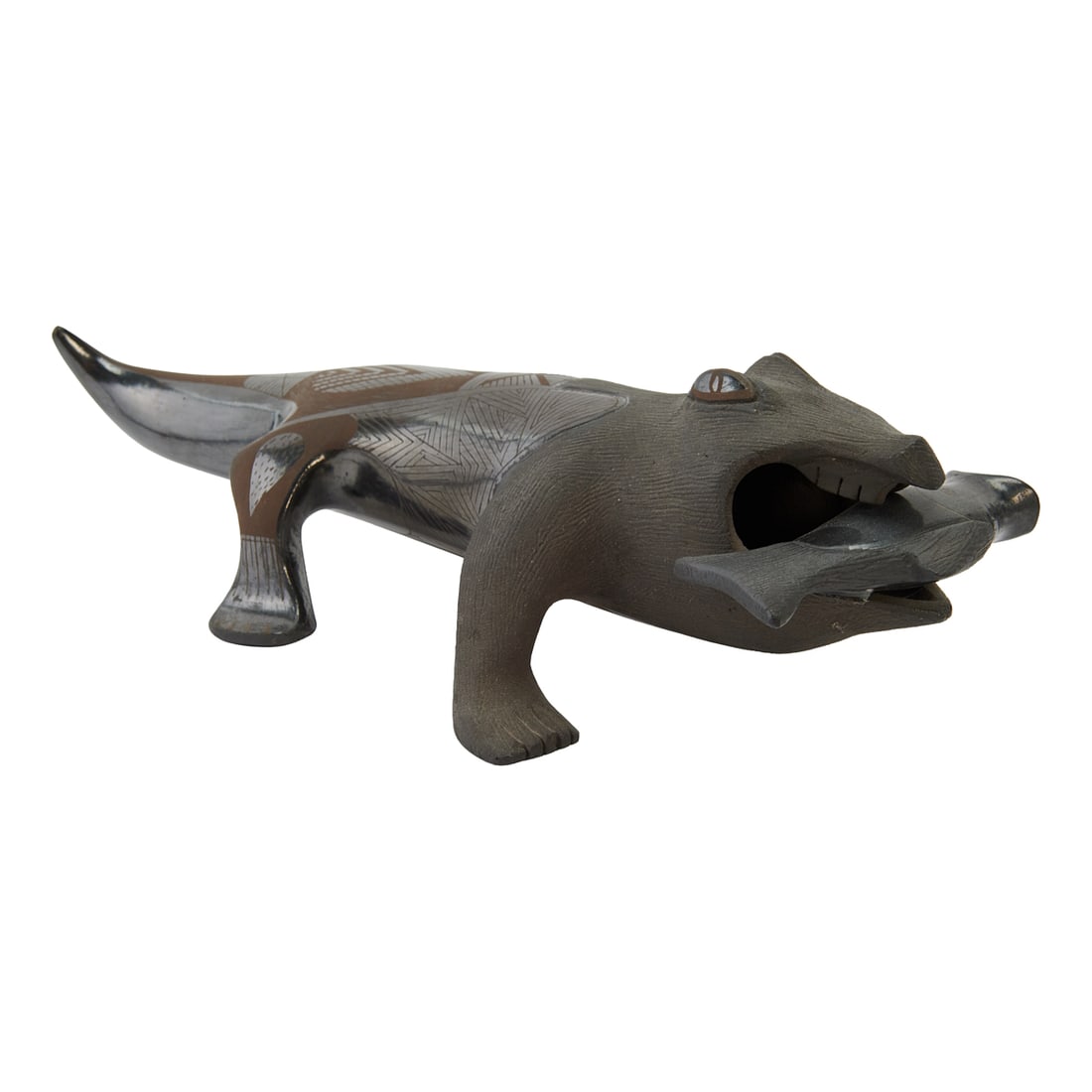 Five Mata Ortiz Blackware Figural Articles - 7