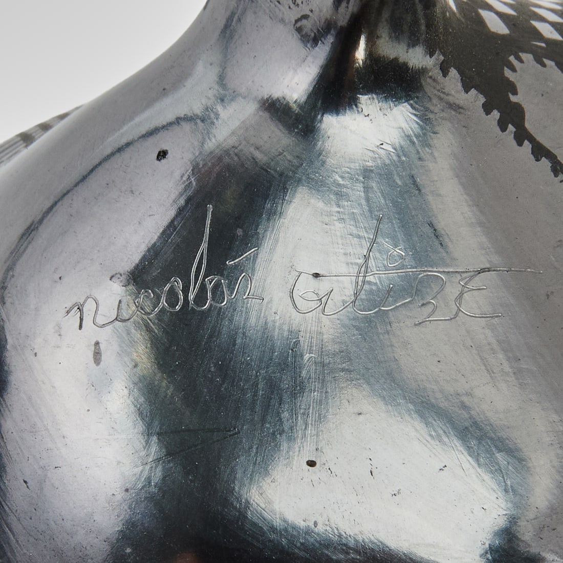 Five Mata Ortiz Blackware Figural Articles - 9