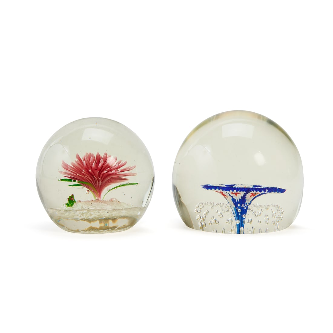 Two Single Specimen Floral Paperweights - 3