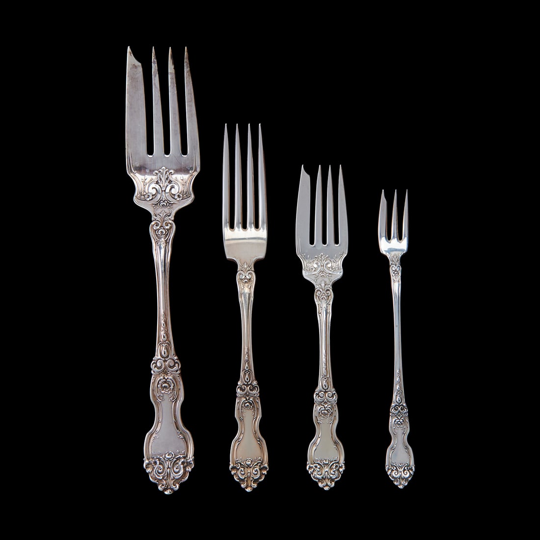 Wallace Sterling Silver Flatware Service - 2