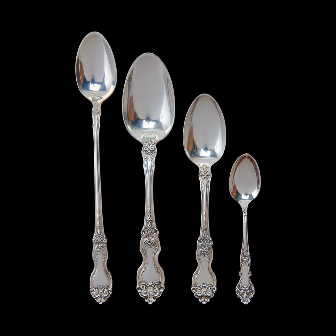 Wallace Sterling Silver Flatware Service - 3
